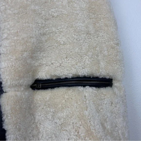 Nicholas K Rare Himalaya Genuine Shearling Sleeveless Coat - Picture 5 of 12